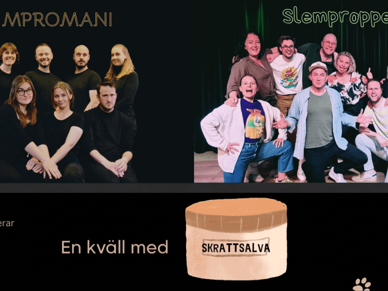 Impromani och Slemproppen – En kväll med&nbsp;skrattsalva!