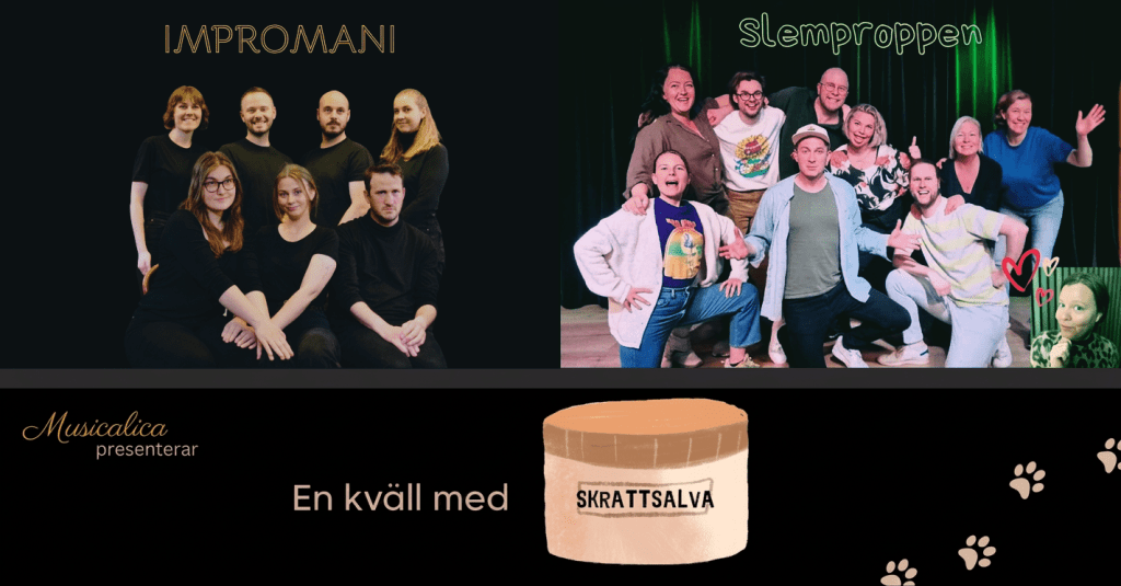 Impromani och Slemproppen – En kväll med&nbsp;skrattsalva!